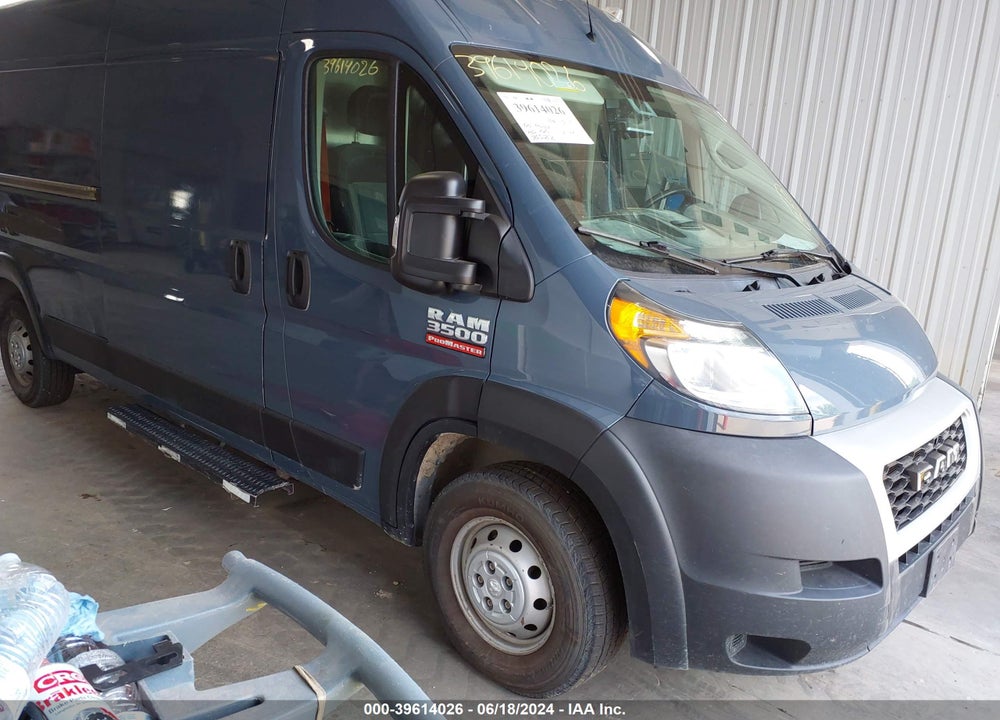 2020 RAM PROMASTER 3500 CARGO VAN HIGH ROOF 159 WB EXT VIN: 3C6URVJG9LE116963