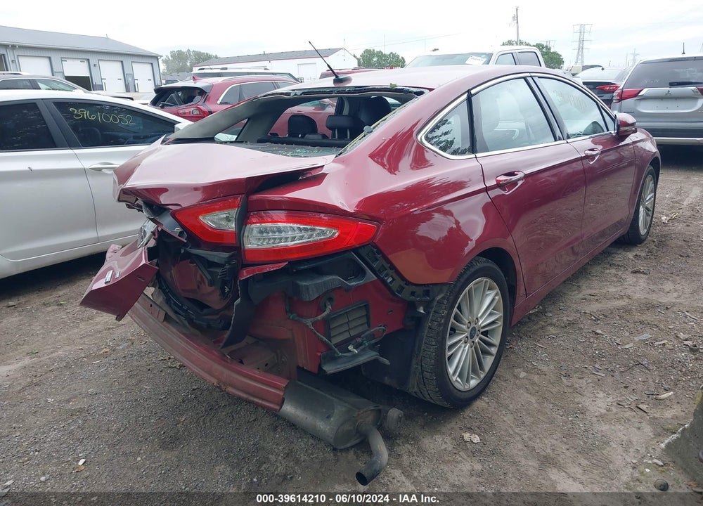 2016 FORD FUSION SE VIN: 3FA6P0T91GR270693
