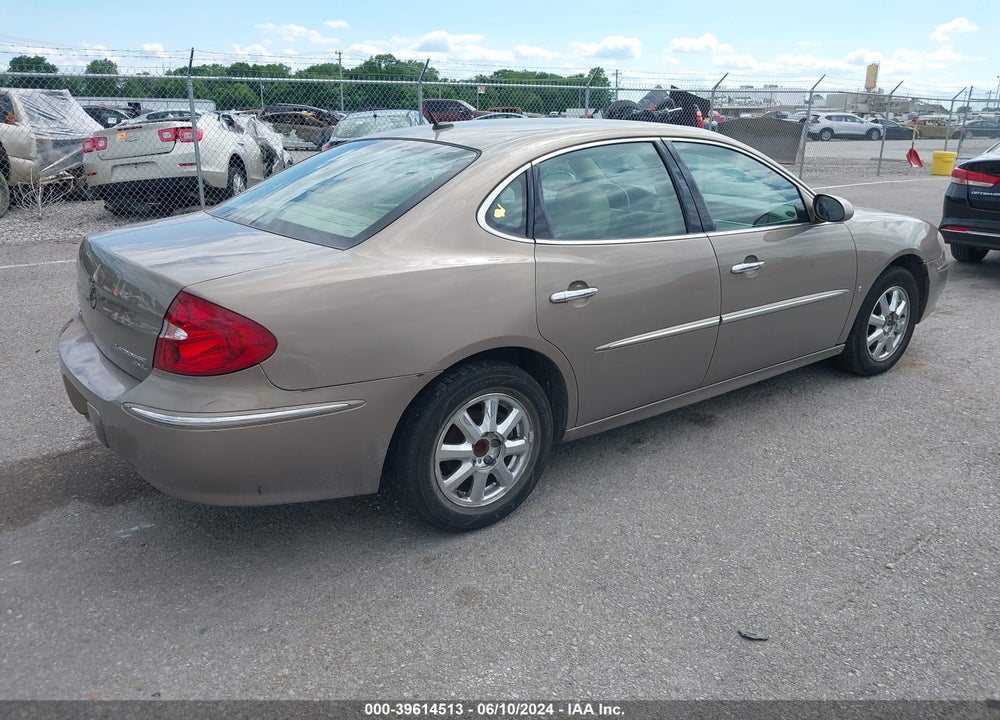 2006 BUICK LACROSSE CXL VIN: 2G4WD582261313898