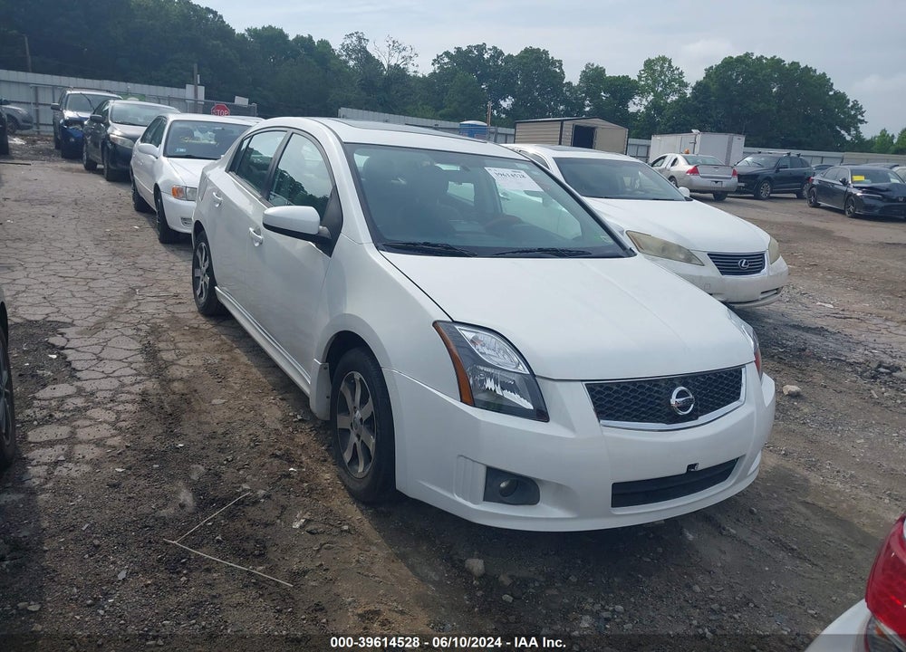 2012 NISSAN SENTRA 2.0 SR VIN: 3N1AB6AP3CL765372