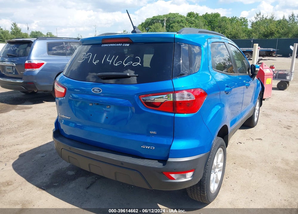 2018 FORD ECOSPORT SE VIN: MAJ6P1ULXJC226925