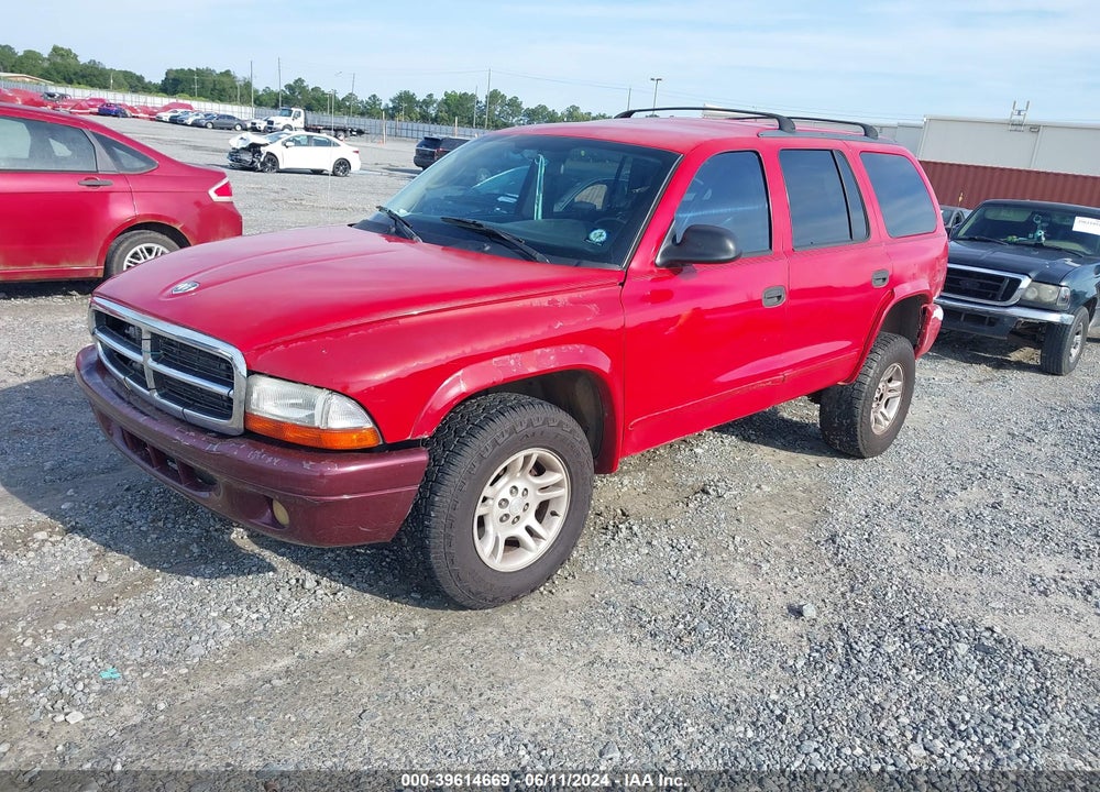 2003 DODGE DURANGO SLT VIN: 1D4HR48ZX3F602072