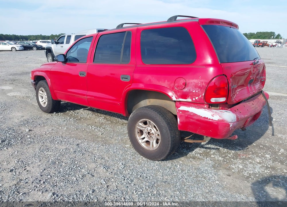 2003 DODGE DURANGO SLT VIN: 1D4HR48ZX3F602072