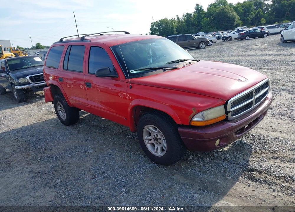 2003 DODGE DURANGO SLT VIN: 1D4HR48ZX3F602072