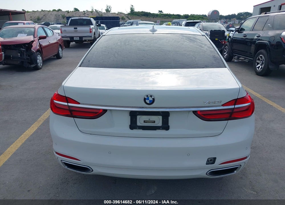 2016 BMW 750I VIN: WBA7F0C55GGL99927