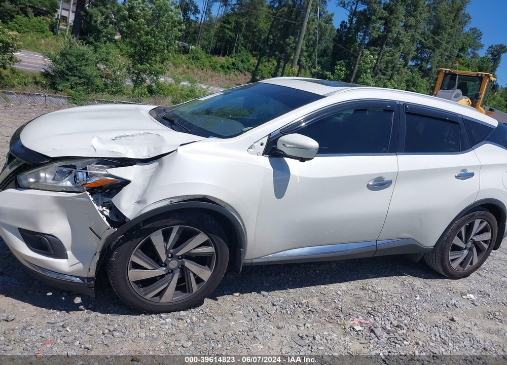 2015 NISSAN MURANO PLATINUM VIN: 5N1AZ2MG9FN217521