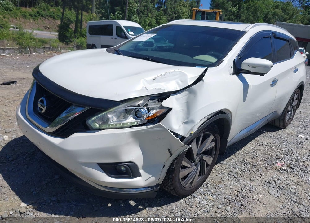 2015 NISSAN MURANO PLATINUM VIN: 5N1AZ2MG9FN217521