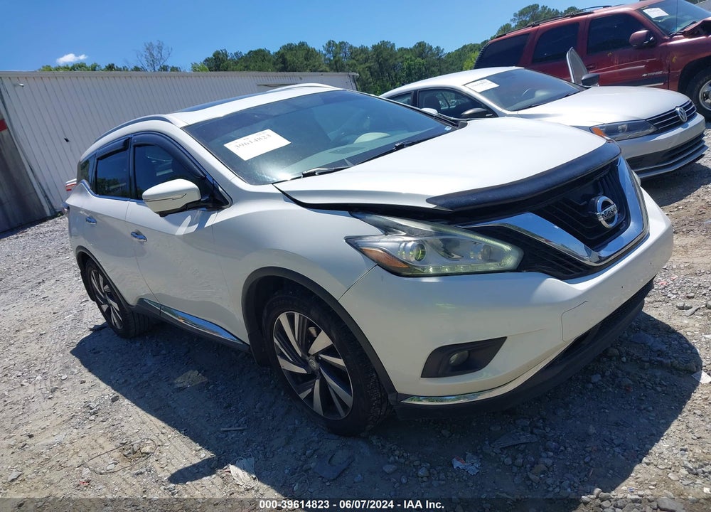 2015 NISSAN MURANO PLATINUM VIN: 5N1AZ2MG9FN217521