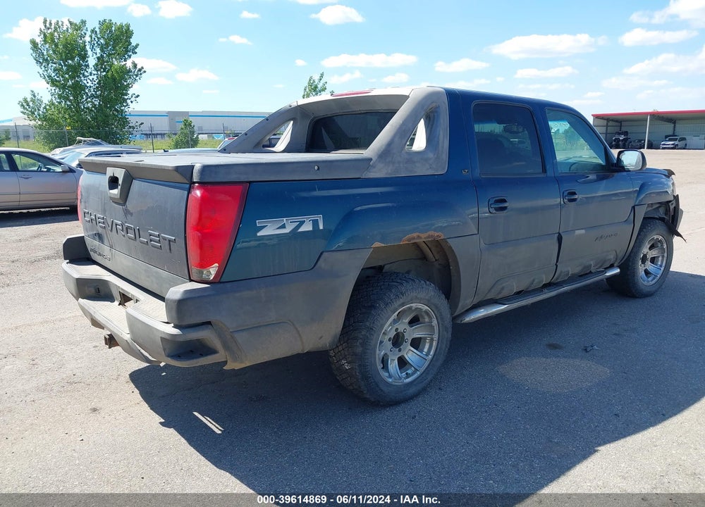 2006 CHEVROLET AVALANCHE 1500 Z71 VIN: 3GNEK12Z36G240088
