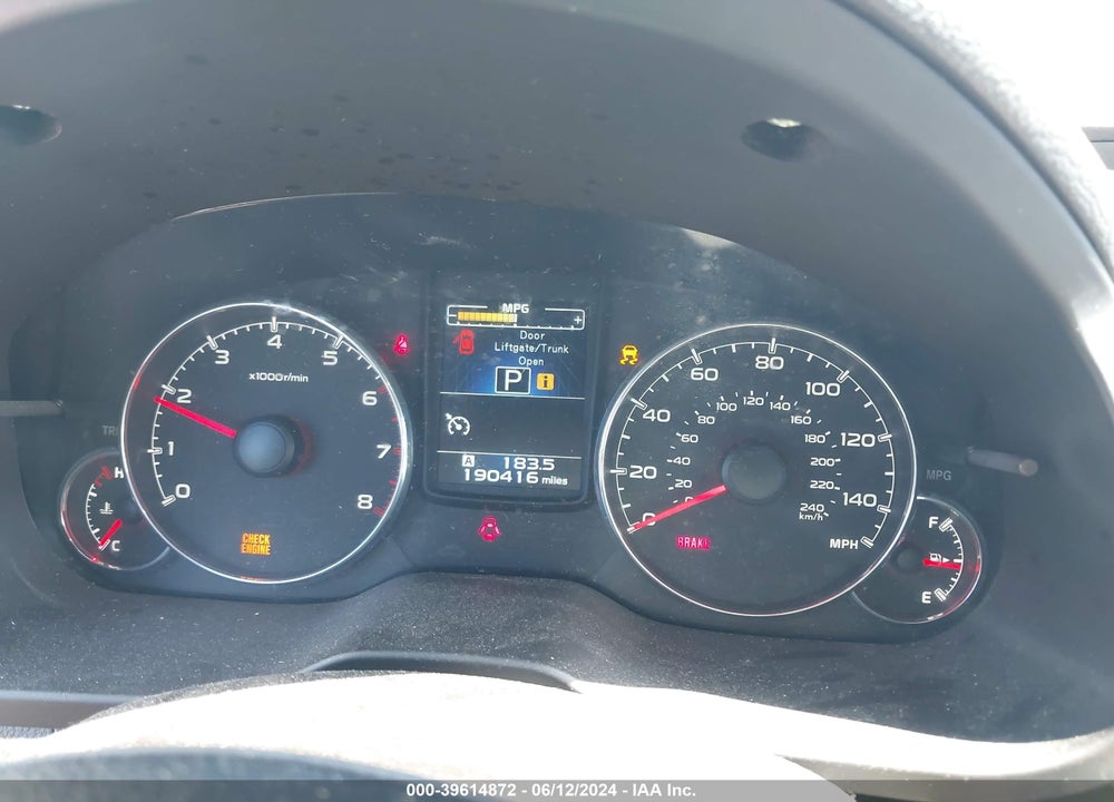 2013 SUBARU LEGACY 2.5I LIMITED VIN: 4S3BMCK6XD3040655