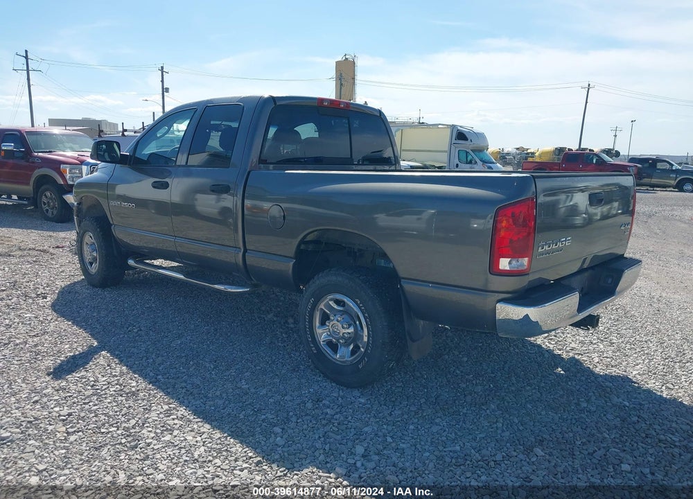 2004 DODGE RAM 2500 VIN: 3D7KU28C74G141422