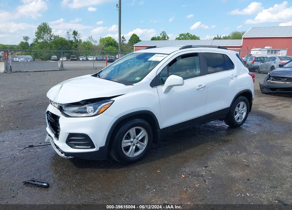 2019 CHEVROLET TRAX LT VIN: 3GNCJLSB6KL248258