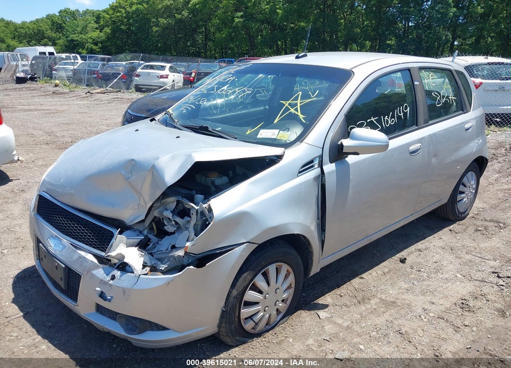 2009 CHEVROLET AVEO LT VIN: KL1TD66E69B344027