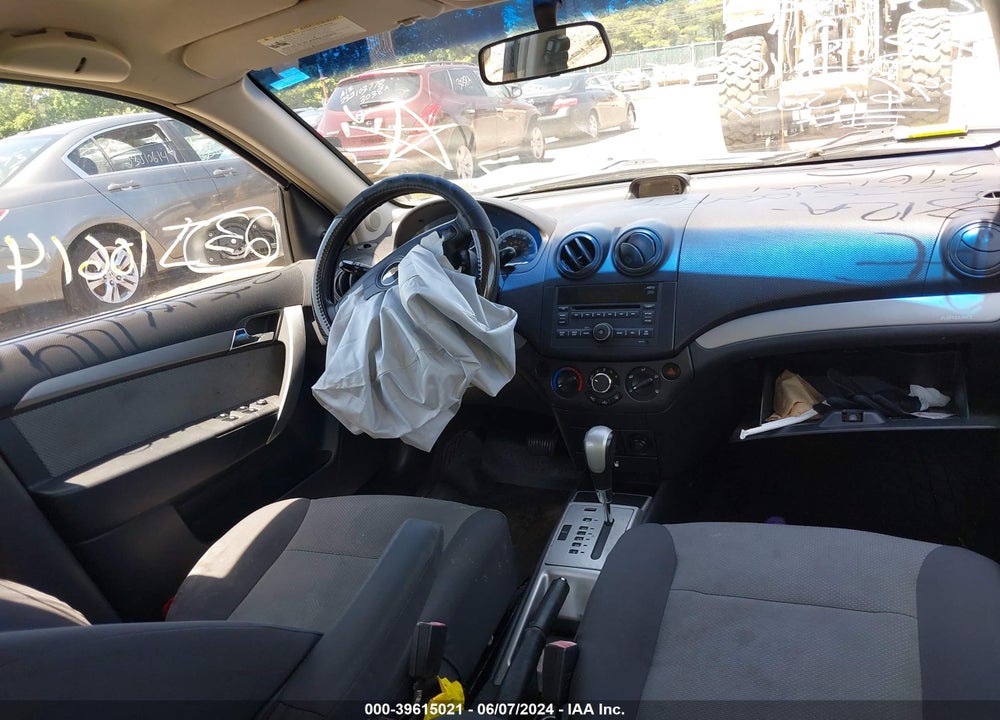 2009 CHEVROLET AVEO LT VIN: KL1TD66E69B344027