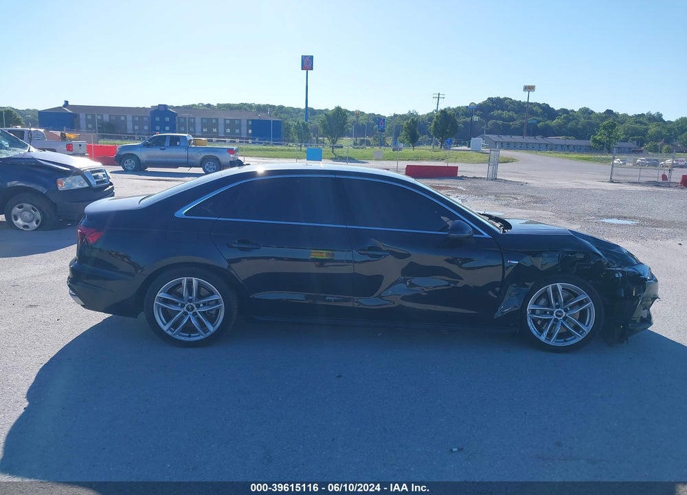 2023 AUDI A4 PREMIUM PLUS 45 TFSI S LINE QUATTRO S TRONIC VIN: WAUEAAF47PN003376