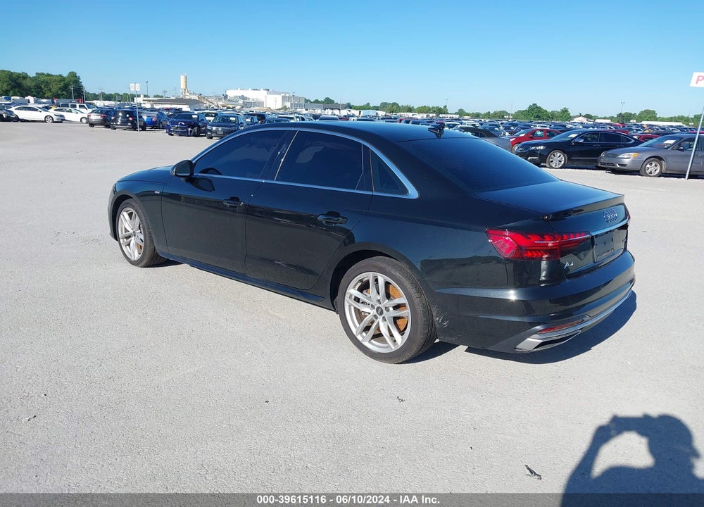 2023 AUDI A4 PREMIUM PLUS 45 TFSI S LINE QUATTRO S TRONIC VIN: WAUEAAF47PN003376