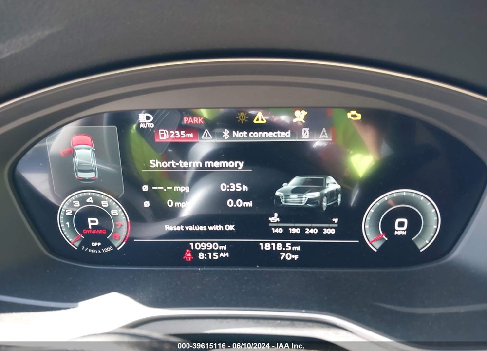2023 AUDI A4 PREMIUM PLUS 45 TFSI S LINE QUATTRO S TRONIC VIN: WAUEAAF47PN003376
