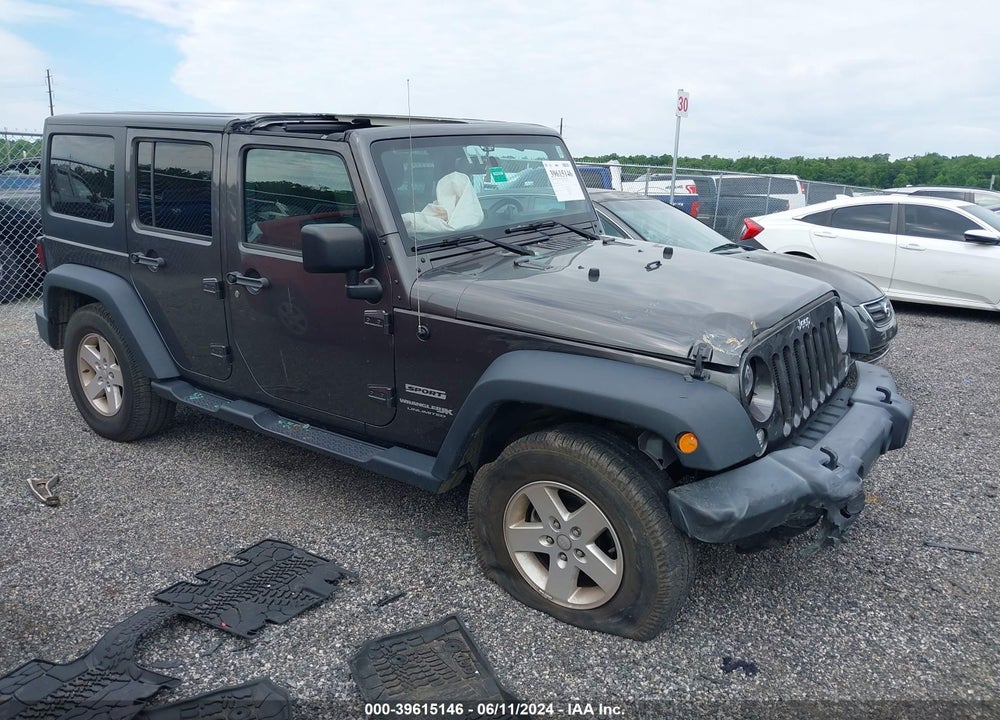 2018 JEEP WRANGLER JK UNLIMITED SPORT S 4X4 VIN: 1C4BJWDG0JL931629