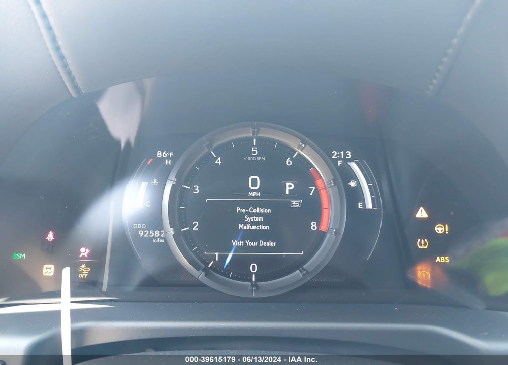 2019 LEXUS ES 350 F-SPORT VIN: 58ABZ1B15KU021775