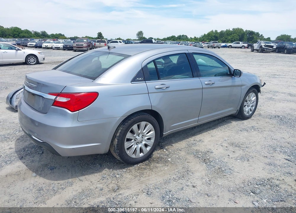 2014 CHRYSLER 200 LX VIN: 1C3CCBAB9EN123827