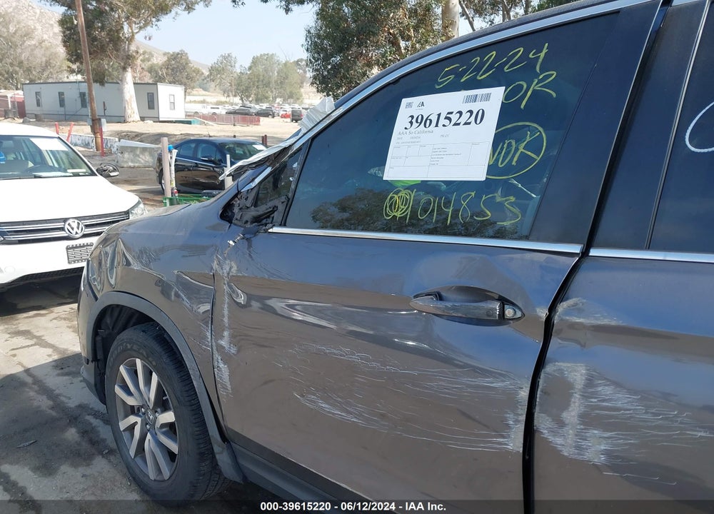 2019 HONDA PILOT EX-L VIN: 5FNYF5H57KB014853