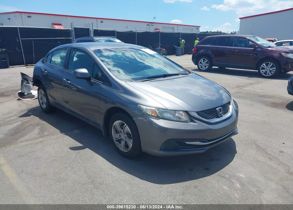 2013 HONDA CIVIC LX VIN: 19XFB2F59DE028721