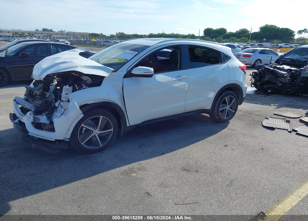 2022 HONDA HR-V AWD EX VIN: 3CZRU6H51NM712000