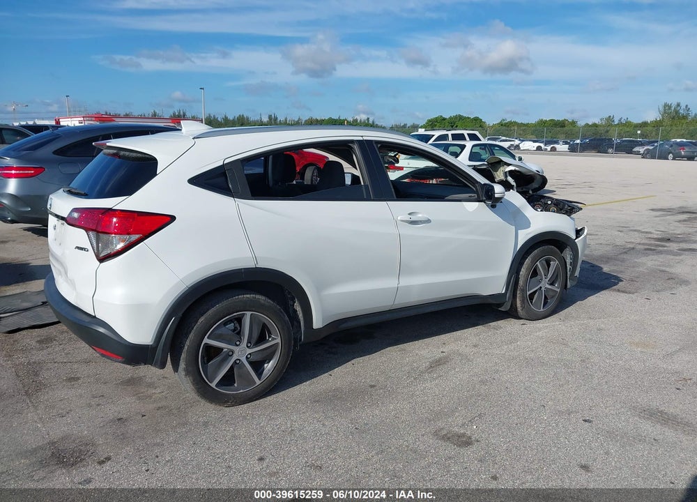 2022 HONDA HR-V AWD EX VIN: 3CZRU6H51NM712000