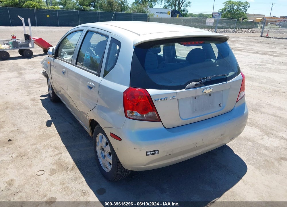2004 CHEVROLET AVEO LS VIN: KL1TJ62634B172085