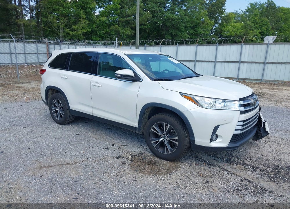 2019 TOYOTA HIGHLANDER LE PLUS VIN: 5TDZZRFH9KS365503
