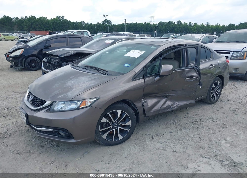 2013 HONDA CIVIC EX-L VIN: 2HGFB2F94DH526222