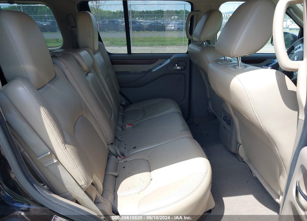 2012 NISSAN PATHFINDER LE VIN: 5N1AR1NN0CC626554