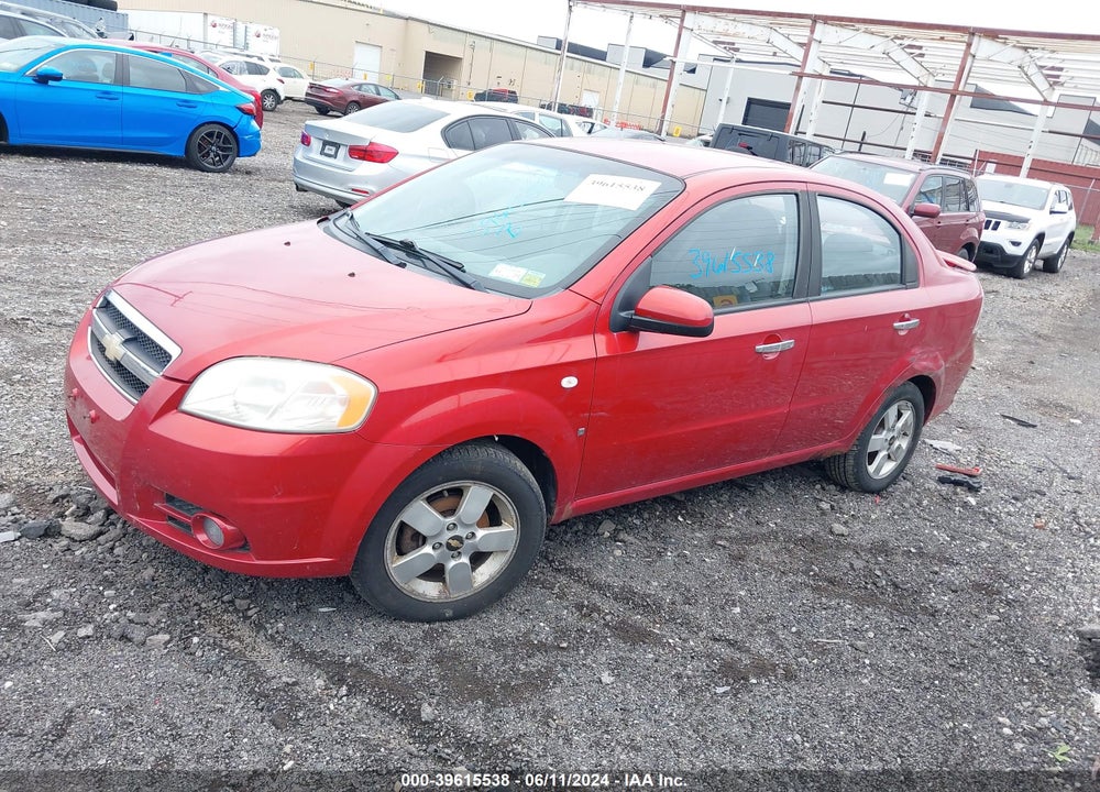 2008 CHEVROLET AVEO LT VIN: KL1TG56668B283013