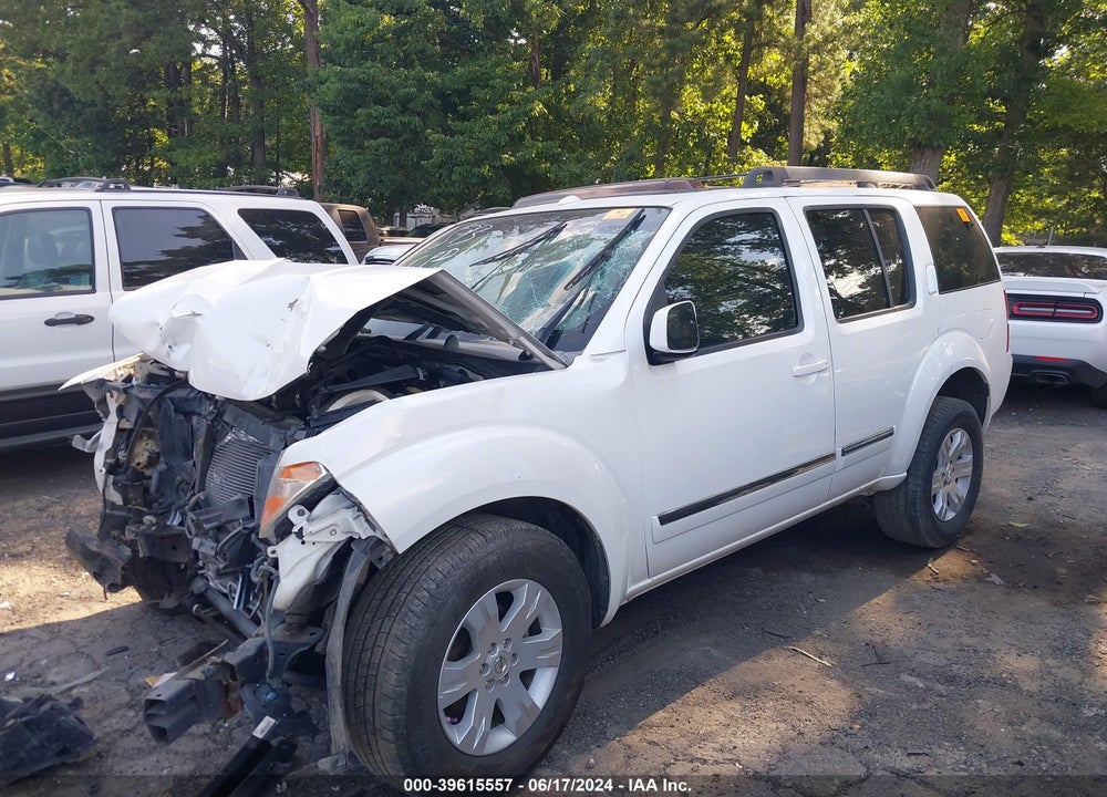 2008 NISSAN PATHFINDER LE VIN: 5N1AR18U38C611573