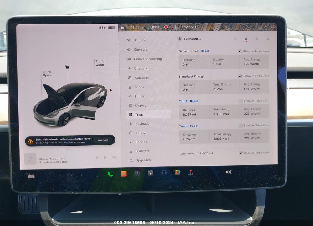 2020 TESLA MODEL 3 LONG RANGE DUAL MOTOR ALL-WHEEL DRIVE VIN: 5YJ3E1EB3LF635394