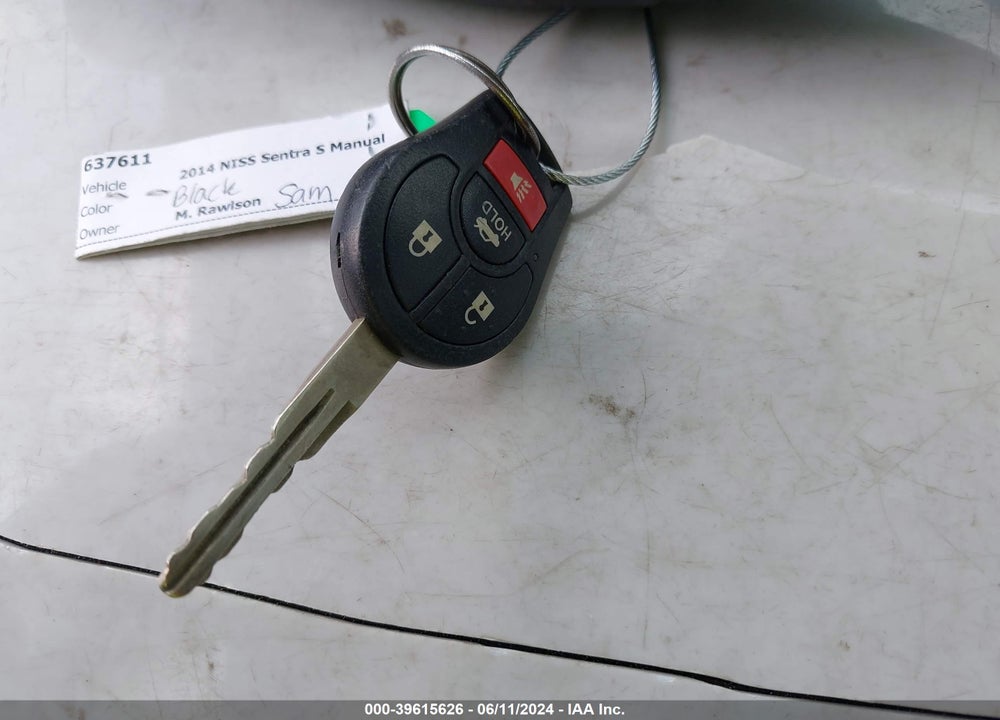 2014 NISSAN SENTRA SV VIN: 3N1AB7AP2EL675123
