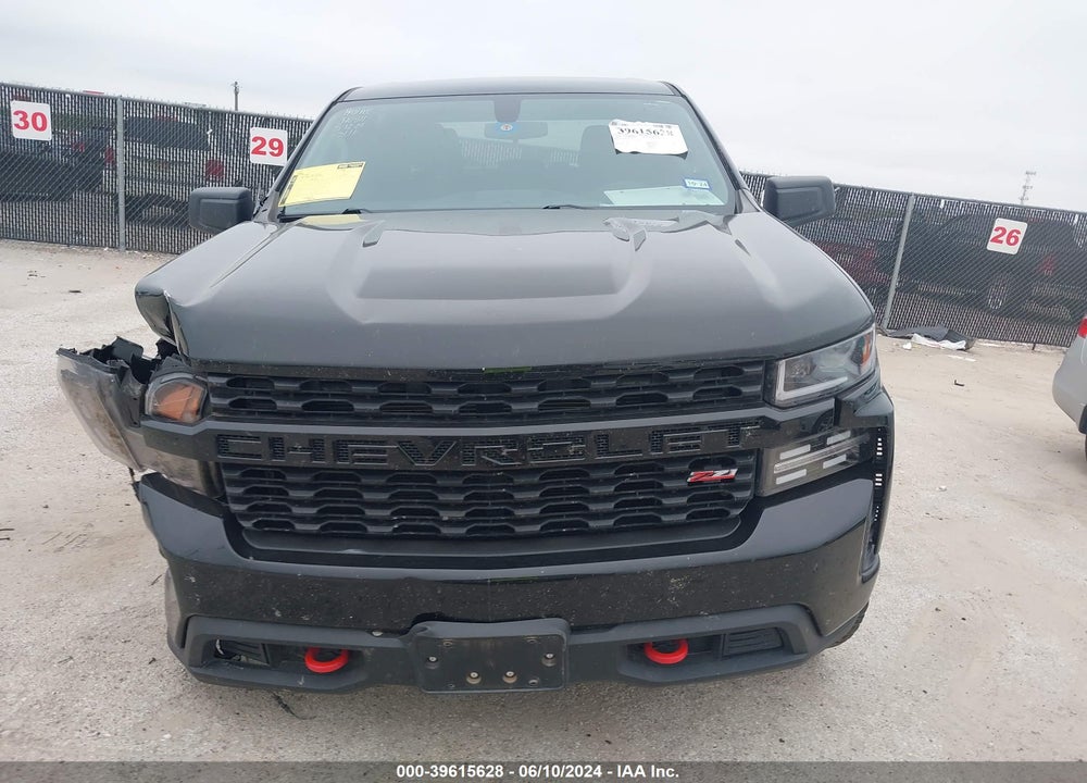 2020 CHEVROLET SILVERADO 1500 4WD SHORT BED CUSTOM TRAIL BOSS VIN: 3GCPYCEF1LG423272