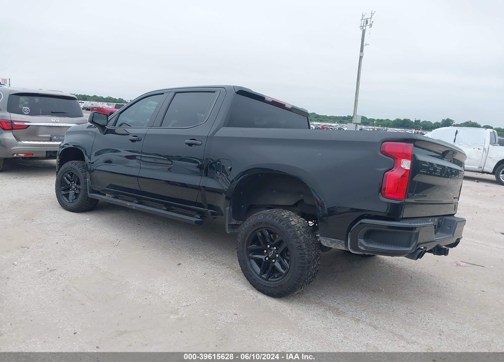 2020 CHEVROLET SILVERADO 1500 4WD SHORT BED CUSTOM TRAIL BOSS VIN: 3GCPYCEF1LG423272