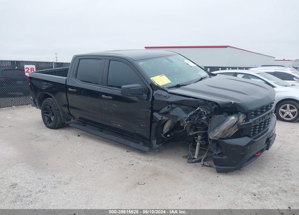 2020 CHEVROLET SILVERADO 1500 4WD SHORT BED CUSTOM TRAIL BOSS VIN: 3GCPYCEF1LG423272