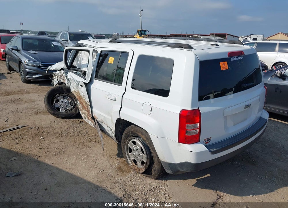 2015 JEEP PATRIOT SPORT VIN: 1C4NJPBA7FD402617