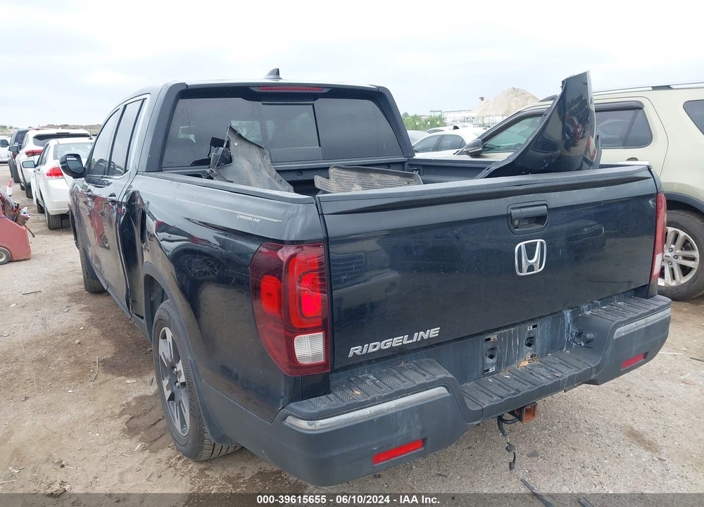 2019 HONDA RIDGELINE RTL VIN: 5FPYK2F54KB008738