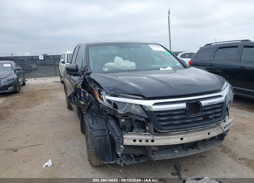 2019 HONDA RIDGELINE RTL VIN: 5FPYK2F54KB008738