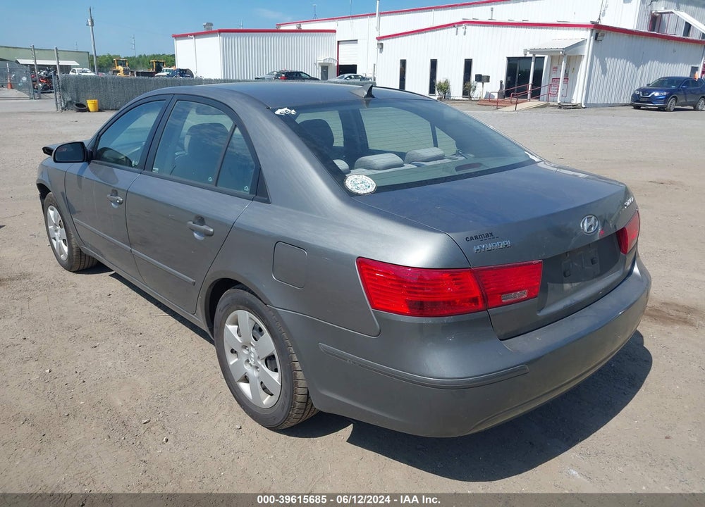 2009 HYUNDAI SONATA GLS VIN: 5NPET46C19H540415