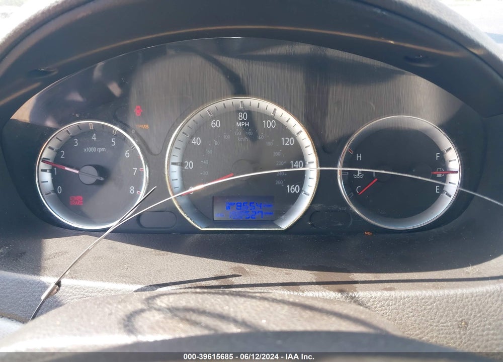 2009 HYUNDAI SONATA GLS VIN: 5NPET46C19H540415
