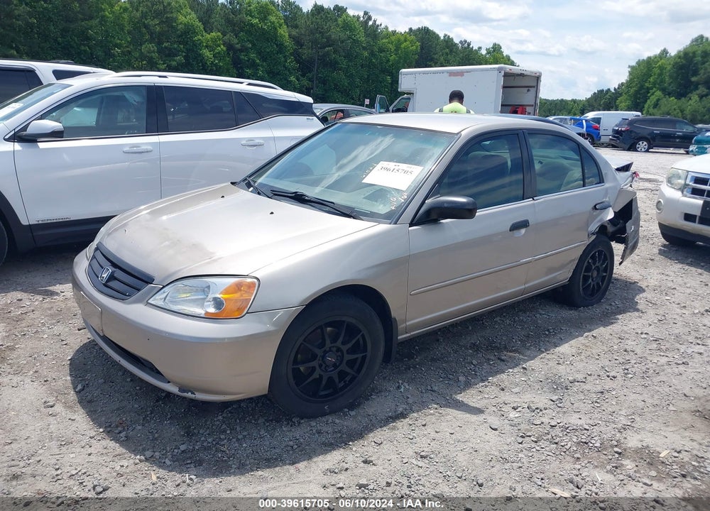 2001 HONDA CIVIC LX VIN: 2HGES16571H576949