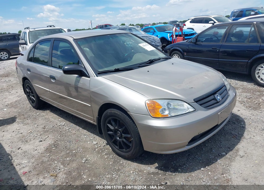 2001 HONDA CIVIC LX VIN: 2HGES16571H576949
