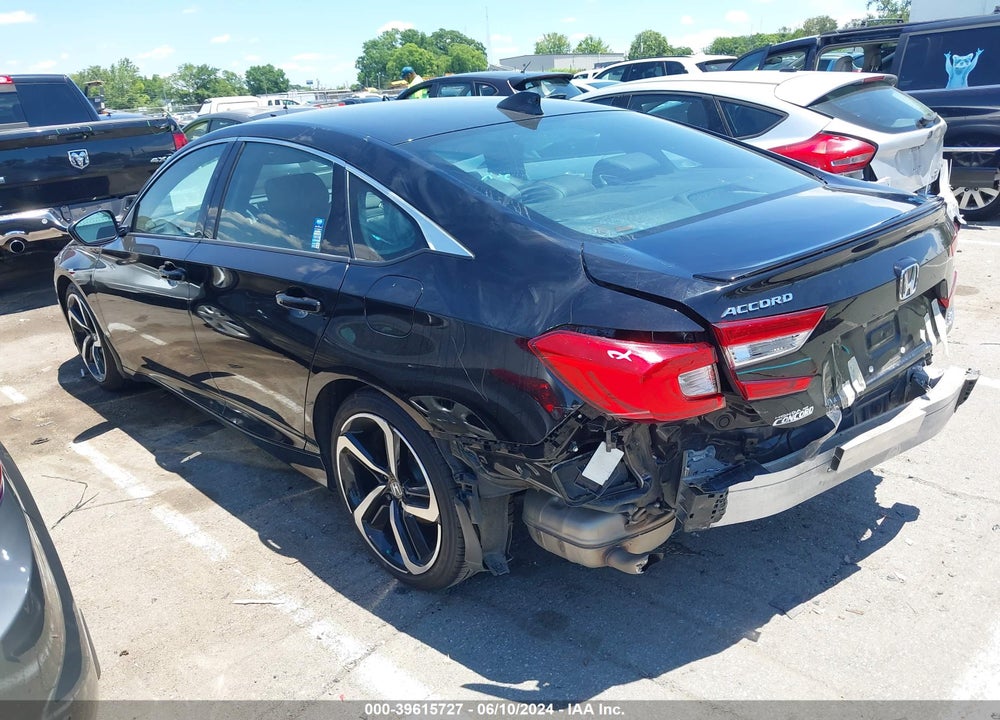 2021 HONDA ACCORD SPORT 2.0T VIN: 1HGCV2F30MA028619