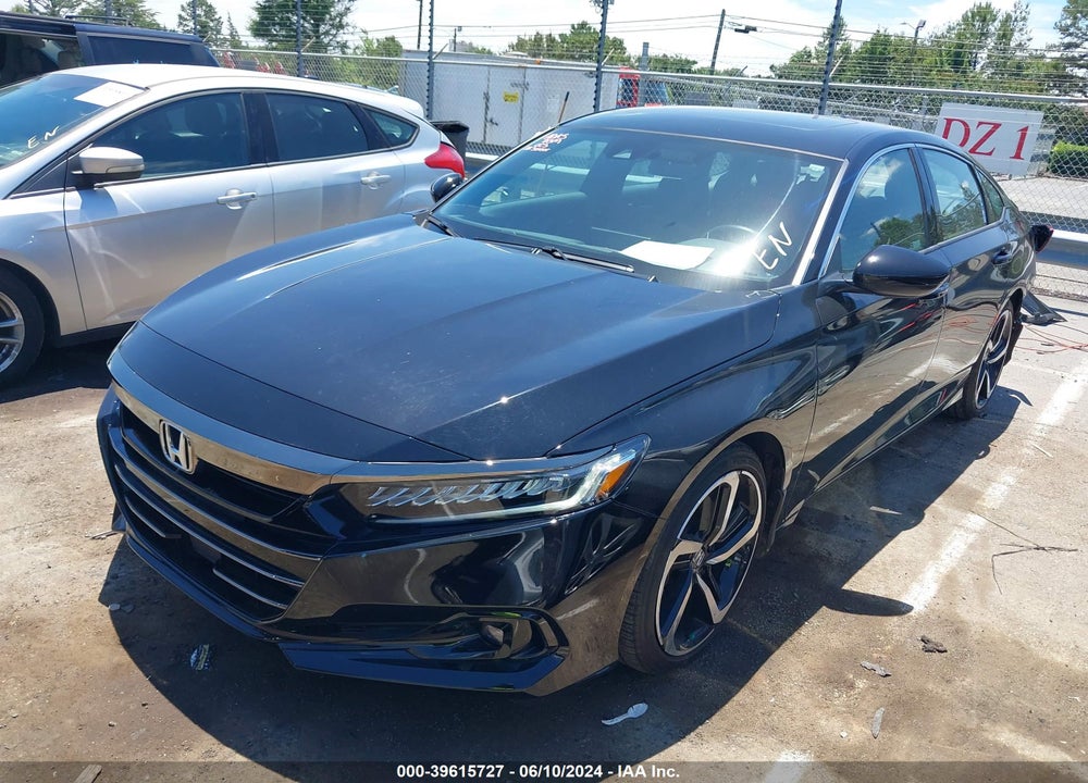 2021 HONDA ACCORD SPORT 2.0T VIN: 1HGCV2F30MA028619