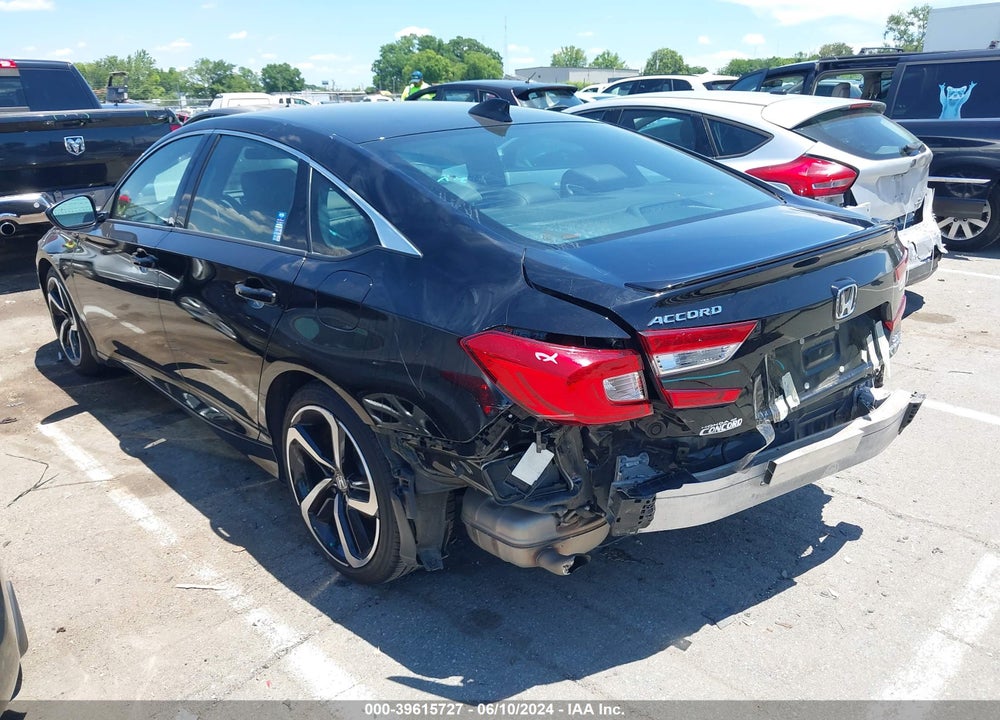 2021 HONDA ACCORD SPORT 2.0T VIN: 1HGCV2F30MA028619