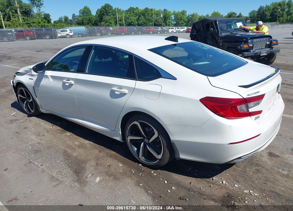 2022 HONDA ACCORD HYBRID SPORT VIN: 1HGCV3F20NA037030